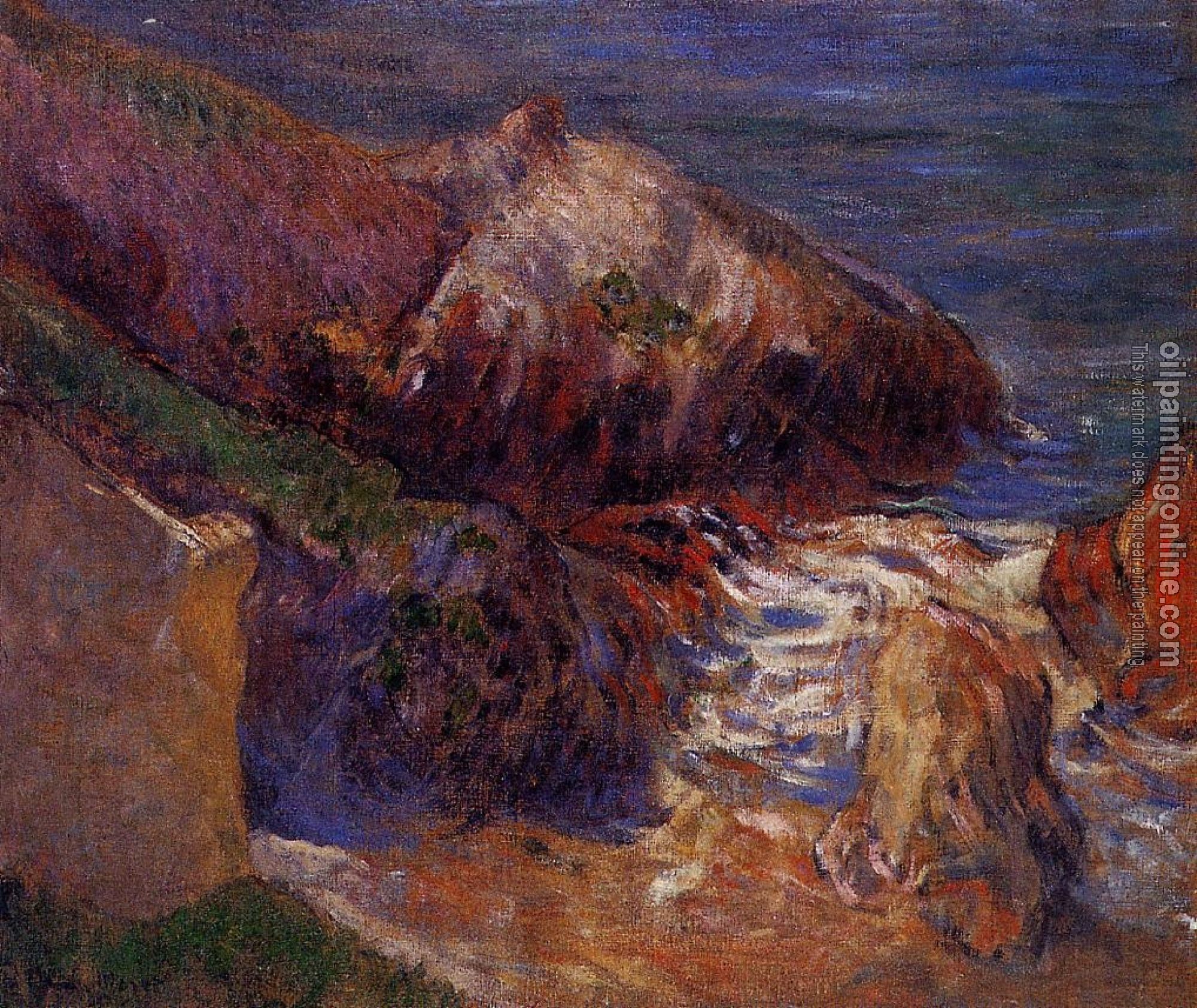 Gauguin, Paul - Rocks on the Coast